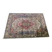 Persian wool and silk rug