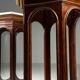 Set of 2 Italian display cabinets 19th century