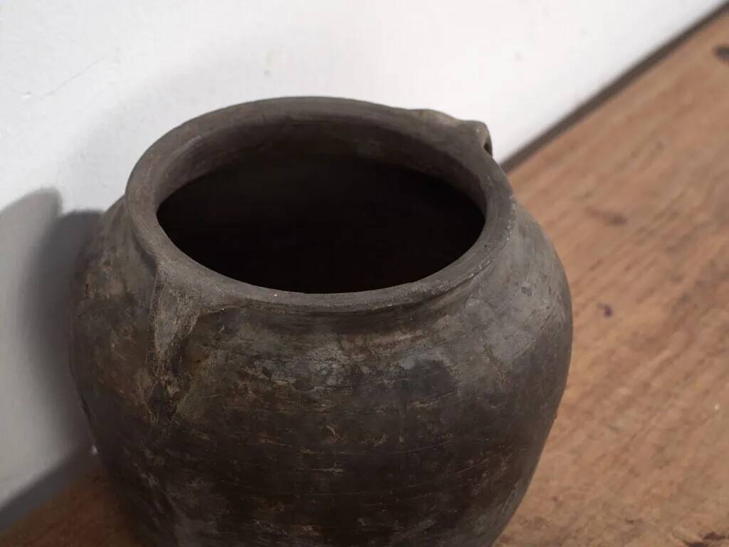 Small antique ceramic vase (c.1900) #11