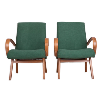 Paire de fauteuils, modèle 53 par Jaroslav Smidek pour Ton, 1960