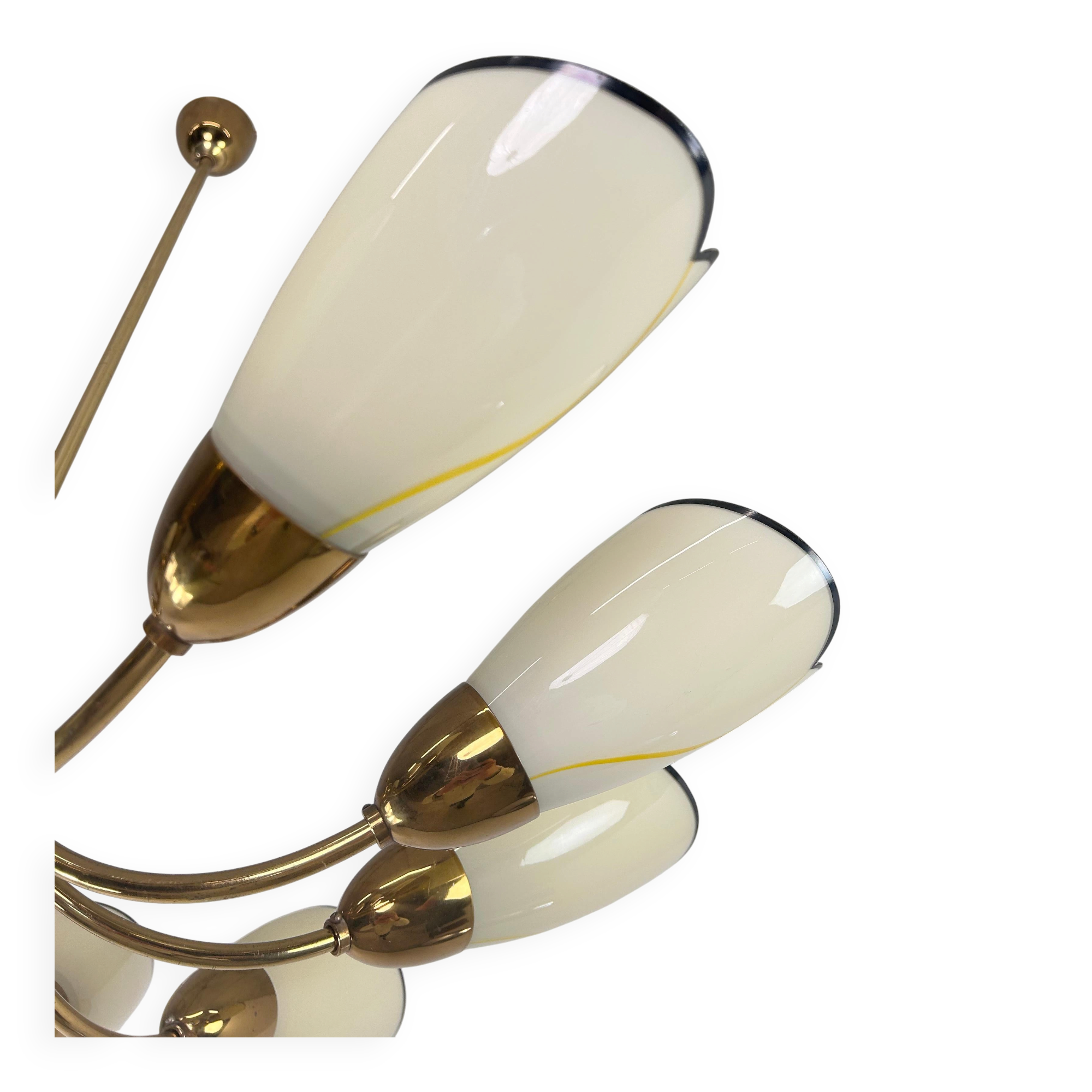Modern mid-century chandelier by Instala Děčín.