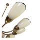 Modern mid-century chandelier by Instala Děčín.
