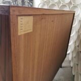 Narrow glass shelf from the 1960s