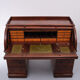 Antique Hobbs & Co. English Roll Top Cylinder Desk