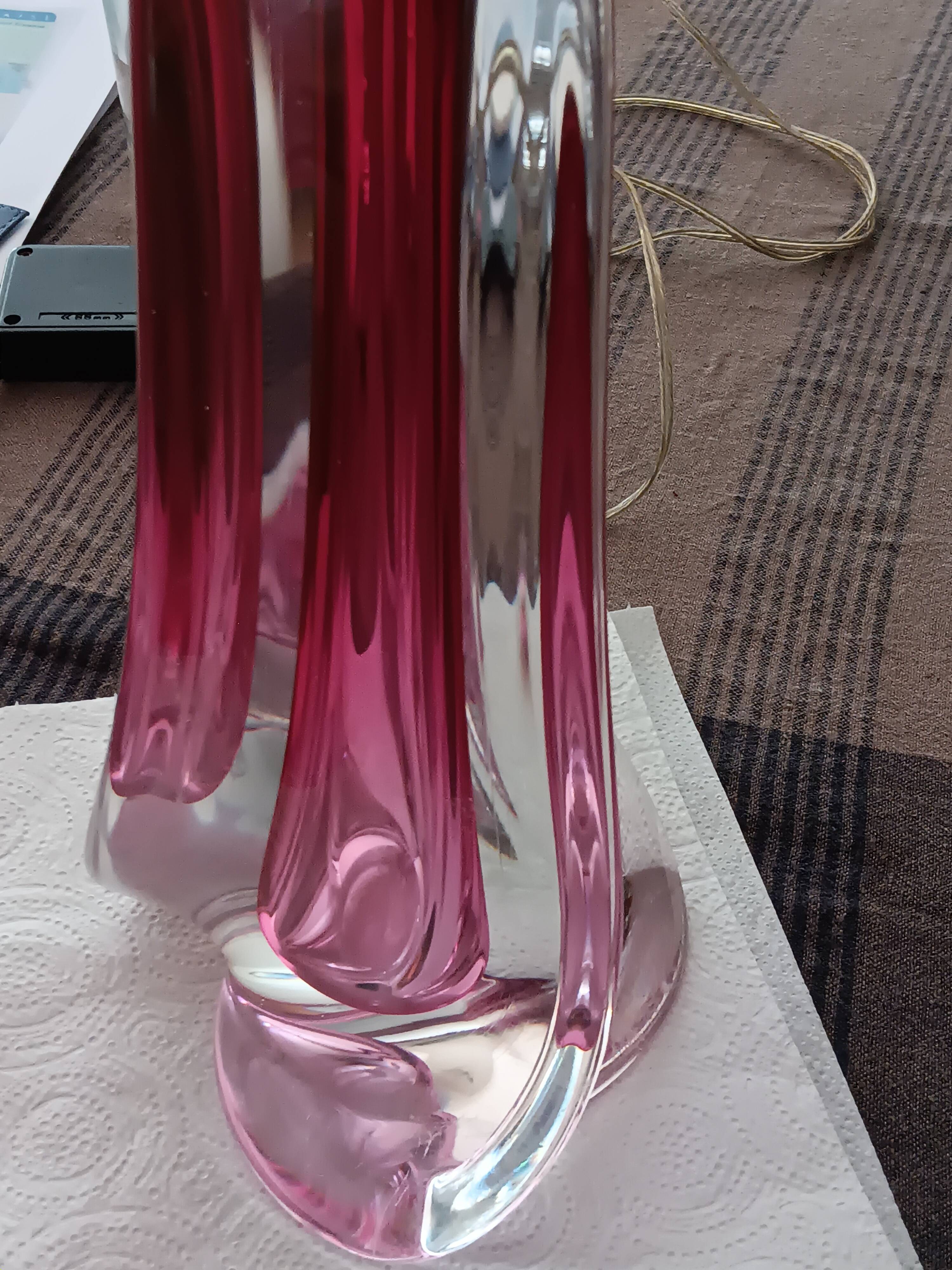 LAMP BASE 1950/1960 CRYSTAL VAL ST LAMBERT