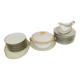 L. Lourioux porcelain dinner service from Foëcy (French craftsmanship), 29 pieces
