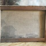 Canvas Flower basket 1940 signed