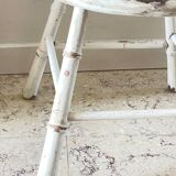 old bamboo style stool