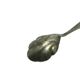 Sugar spoon, modernism, silver-plated brass, HEFRA, Poland, 1960s.