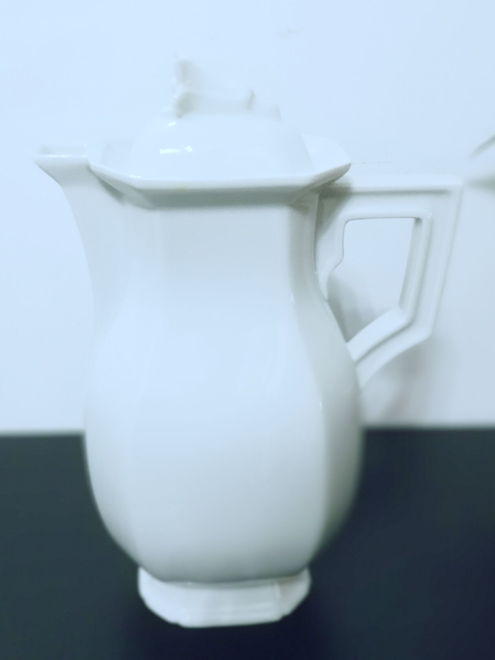 Coffee service in limoges porcelain Coquet Lotus model