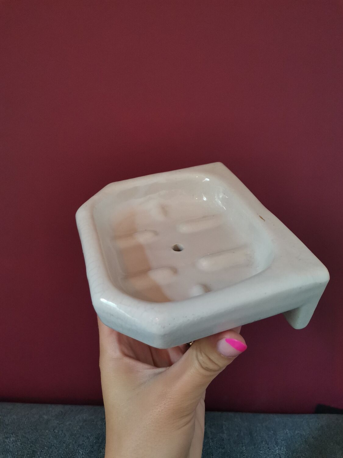 Vintage wall soap dish