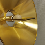 Hanging lamp in solid brass designed by Fritz Schlegel for Lyfa Denmark.