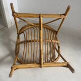 Chaise de salon pour enfants en rotin Vintage