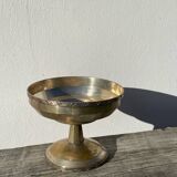 Art Deco footed cup in silver metal