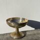 Art Deco footed cup in silver metal
