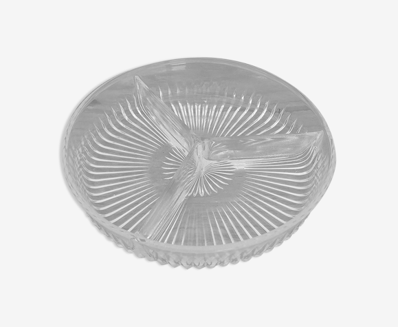 Serviteur apéritif en verre vintage
