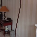 Indoor wrought iron floor lamp