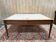 Flat desk – Louis XVI style – Stained beech – To be reupholstered