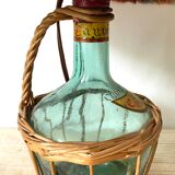 Vintage demijohn lamp
