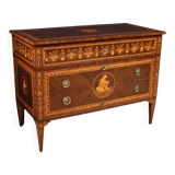20th century Italian Louis XVI style inlaid dresser