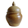 Small glazed terracotta pot