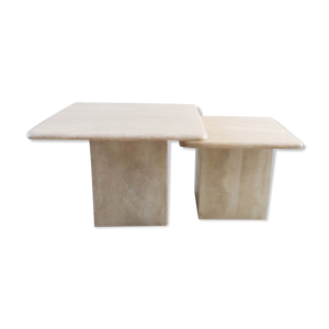Ensemble de 2 tables