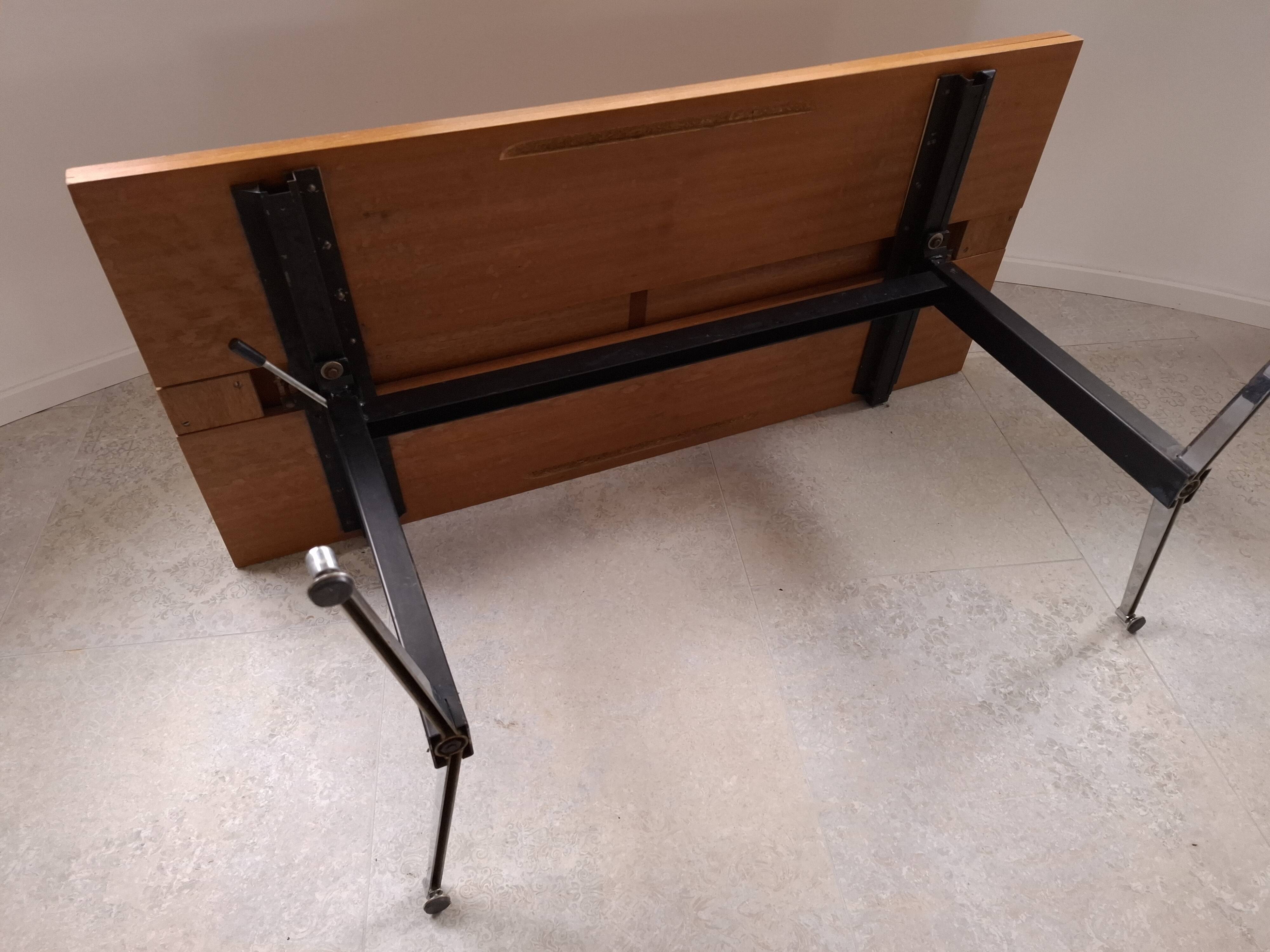 Table modulable extensible, années 50-60