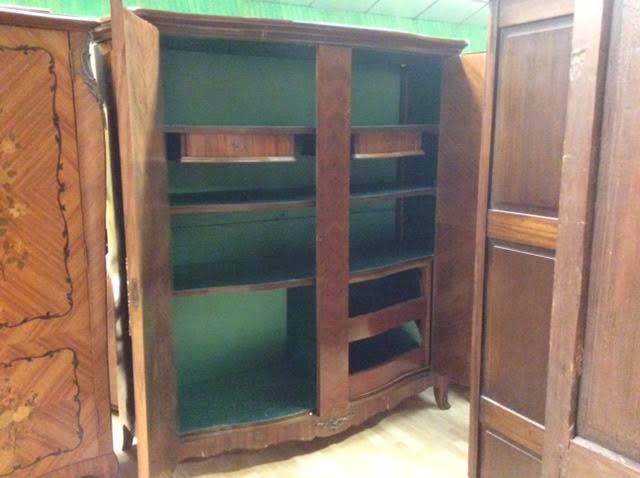 Rosewood marquetry cabinet