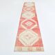 Turkish Classic Red & Cream Vintage Runner Rug, 77x379Cm
