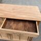 Vintage Parisian Art Deco sideboard renovated in wood 1945