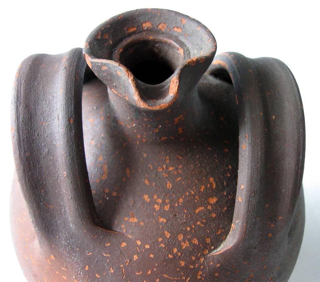 Old terracotta jar