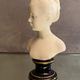 Bust of Louis Brongniart after Houdon in Limoges porcelain biscuit