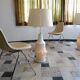 Large bisque porcelain table lamps from Kaiser, Germany 1960s, Set of 2