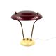 Lampe de table/bureau en laiton du milieu du siècle, France vers 1950