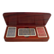 Mahogany card box
