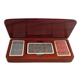 Mahogany card box