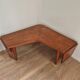 Vintage Scandinavian boomerang coffee table with folding extensions by Samcom