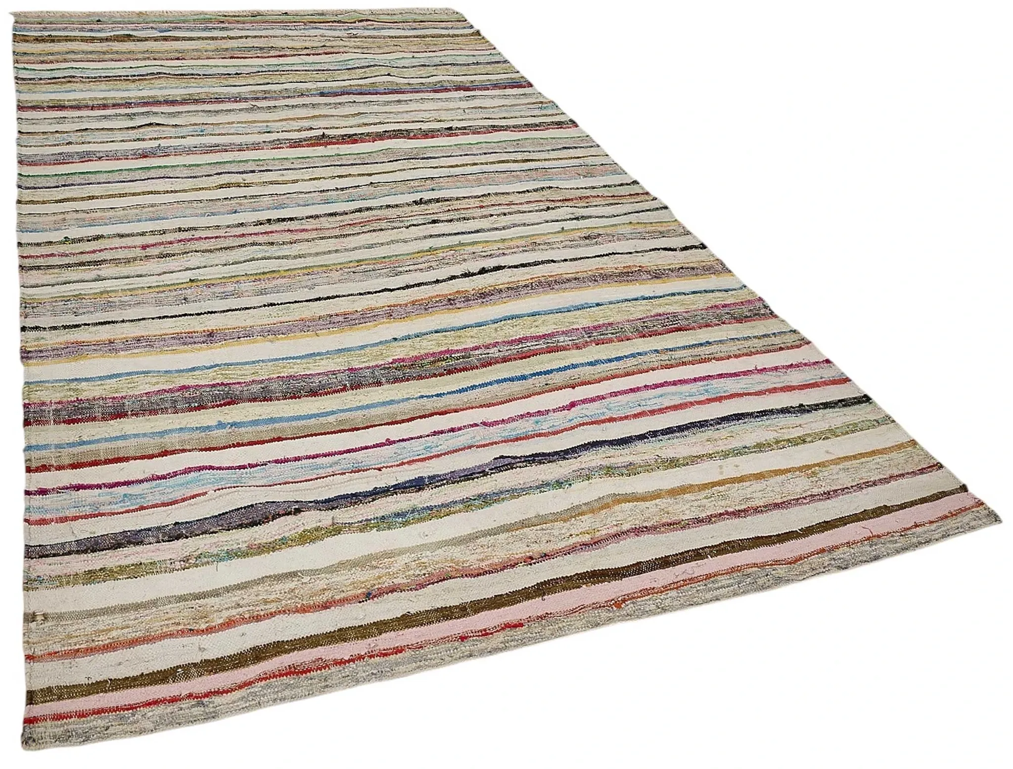 Turkish Handwoven Flatweave Chaput Kilim 178 cm x 305 cm