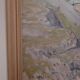 Original Swedish Oil on Panel – “Village Scene II” by E. R. Olsson – Signed