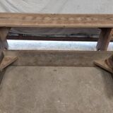 Lot of old wooden benches