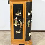 Asian Liquor Cabinet in Lacquered Wood, China – 1950