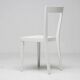 Lot de quatre chaises livia blanches, Gio Ponti