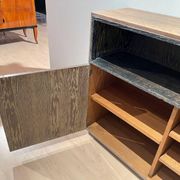 Art Deco Office Cabinet in Limed Oak from De Coene, 1935