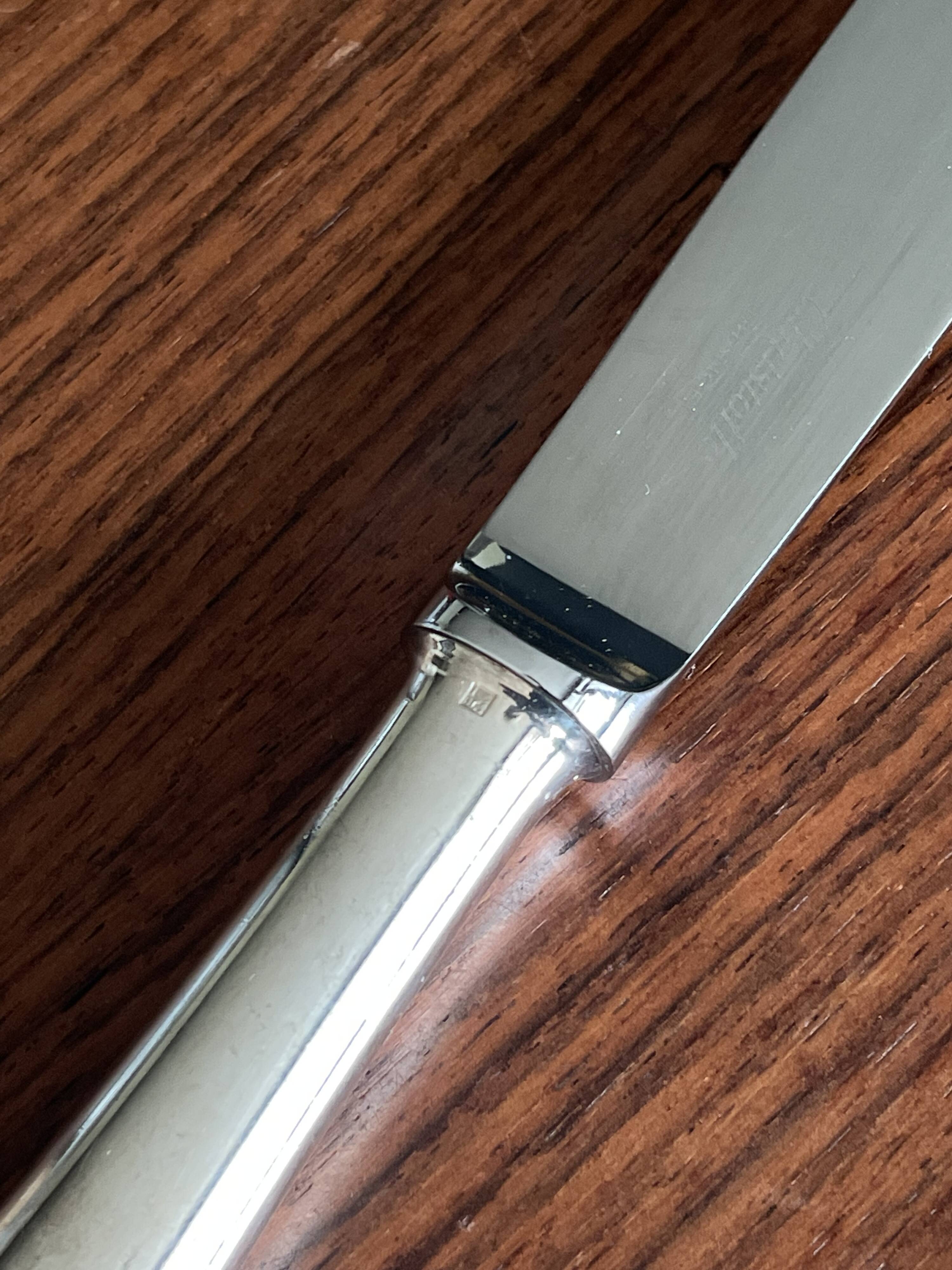 Set of 24 fidelio Christofle silver cutlery