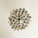 Vintage crystal ceiling light decorated with leaves and clusters – Spain
