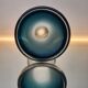 Vase Val saint lambert Studio Cristal vas op voet, conçu, Liège, 80