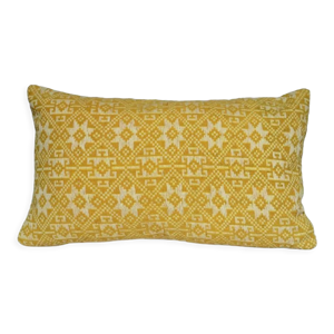 Coussin Dokmai jaune 30x50 cm