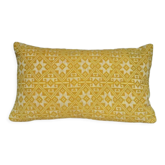 Coussin Dokmai jaune 30x50 cm