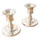 Pair of silver candle holders
