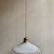 Suspension en opaline vintage